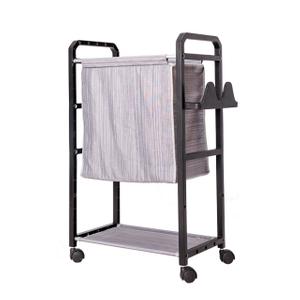 Wholesale Collapsible Dirty Cloth Laundry Basket With Wheels 