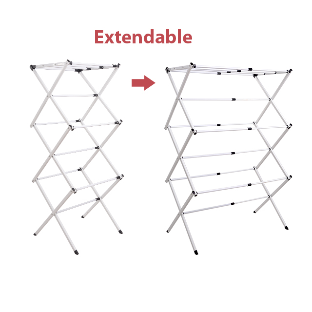 Foldable Drying Clothes Laundry Stand Hanger