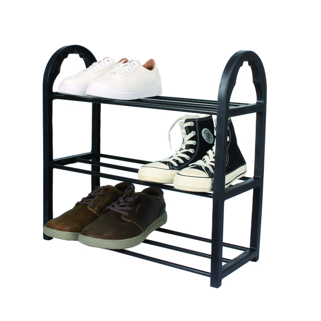 XLW-8818 4 Tiers Simple Plastic Shoe Rack Organizer 